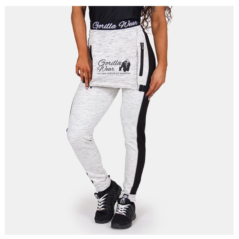 GORILLA WEAR USA Dolores Dungarees Gray Black Size Small